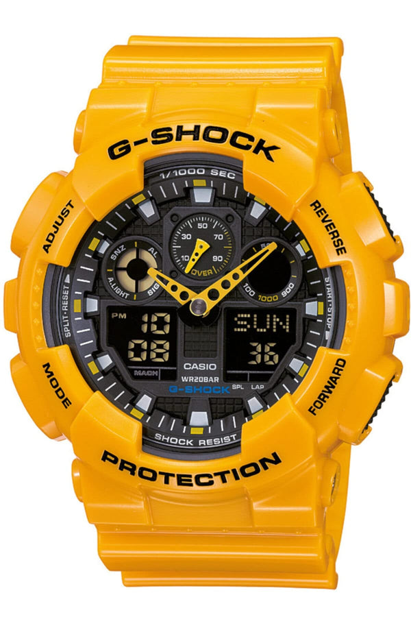 Casio G-Shock Analog-Digital Black Dial Men's Watch - GA-100A-9ADR (G273)