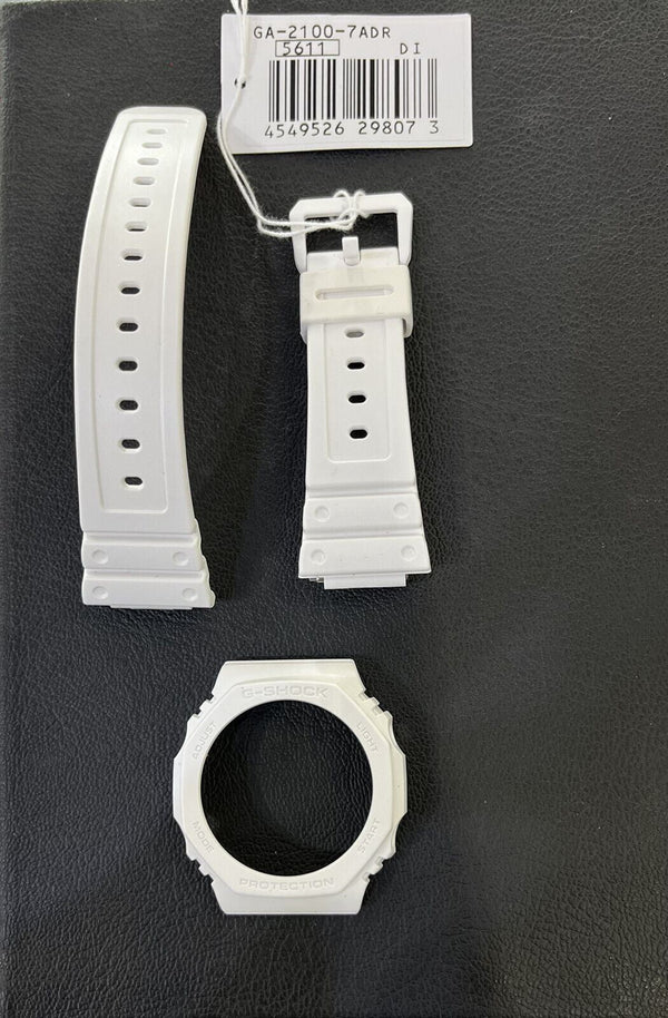 ORIGINAL GA2100 Casio G-Shock Band Bezel Replacement White GA-2100-7A Casioak