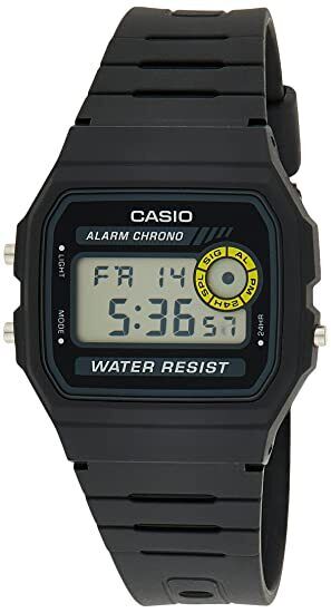 Casio Vintage Series  Grey Dial Plastic Men's Digital Watch F-94WA-8DG