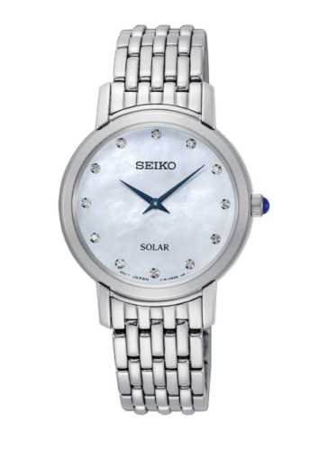 Seiko Women's SUP397 Dress Analog Display Japanese Quartz Silver Wrist Watch