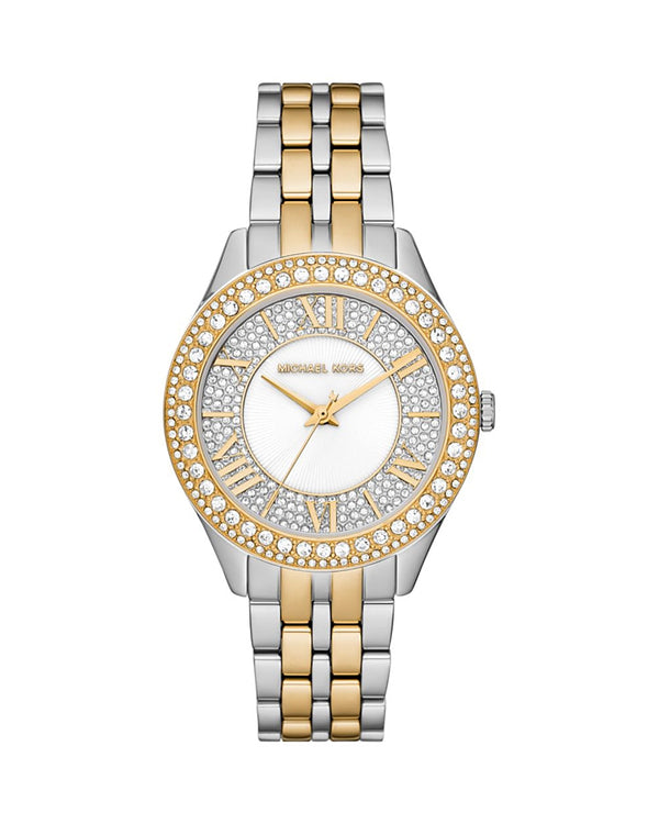 Michael Kors Harlow Watch, 38mm MK4811 Two tone with Stones