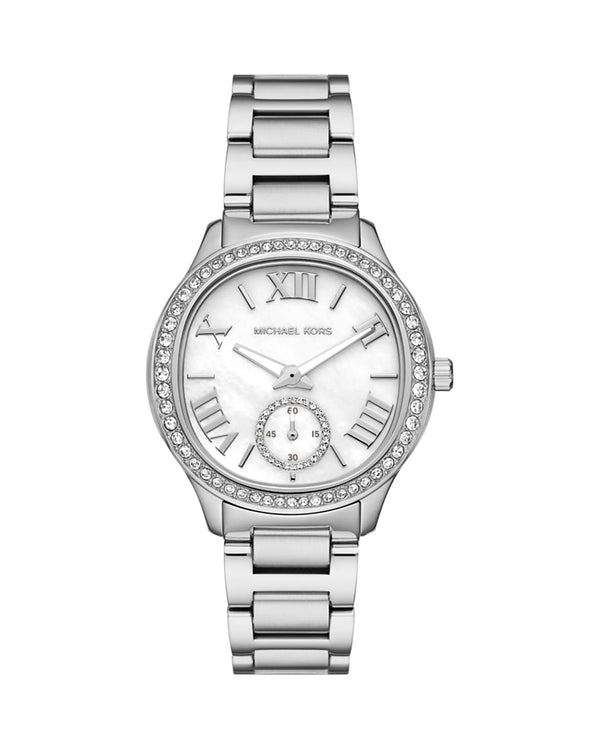 Michael Kors Sage Watch, 38mm MK4807 Silver tone Roman Numeral