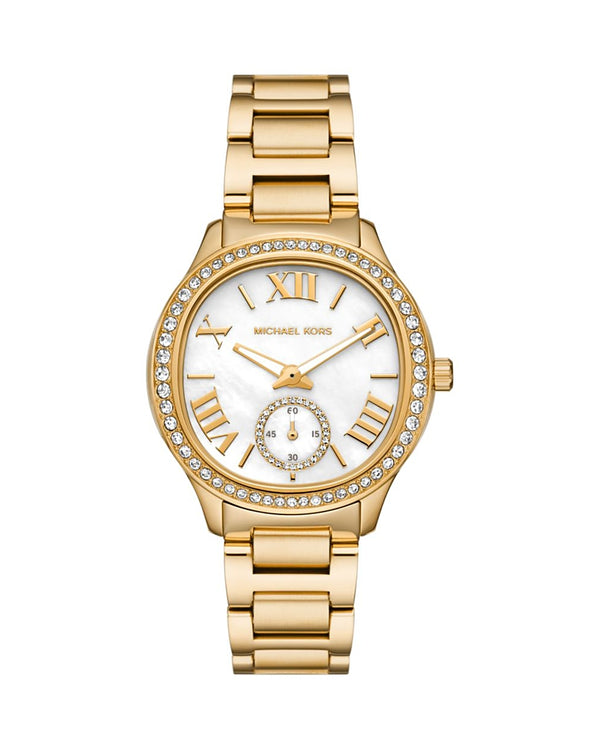 Michael Kors Sage Watch, 38mm MK4805 Gold tone Roman Numeral