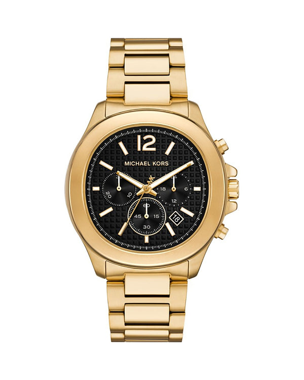 Michael Kors Sage Chronograph Gold-Tone Stainless Steel Watch, 42mm