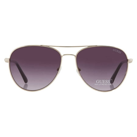 Guess Factory Gradient Smoke Pilot Ladies Sunglasses GF6143 32B 59