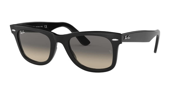 Ray-Ban 0RB2140901/3250 Wayfarer Black Crystal Grey Gradient Lens