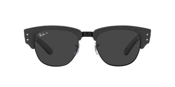 Ray-Ban Unisex Sunglasses Grey On Black Frame, Black Lenses, 50MM