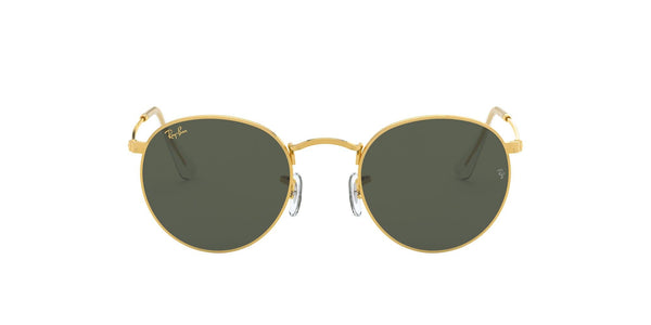 Ray-Ban Rb3447 Round Metal Sunglasses, Legend Gold/G-15 Green, 50 mm