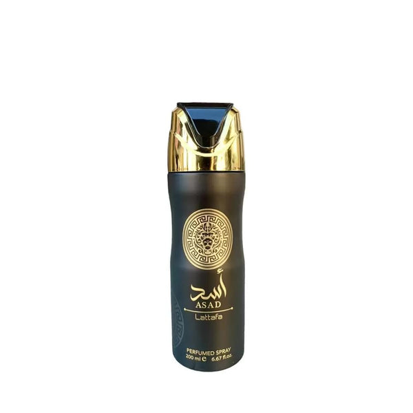 Asad Lattafa Perfumed Spray 200mL (6.67 fl oz) Body Deo For Men Arabian