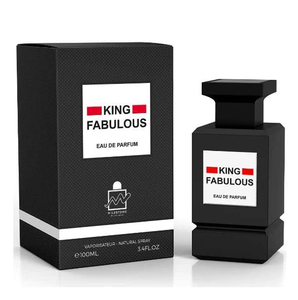 King Fabulous by Milestone Perfumes Eau de Parfum for Men 3.4 oz Made in UAE