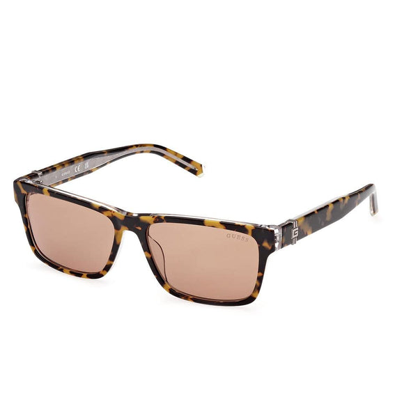 GUESS Sunglasses GU 00074 53E Blonde Havana/Brown Square Frames