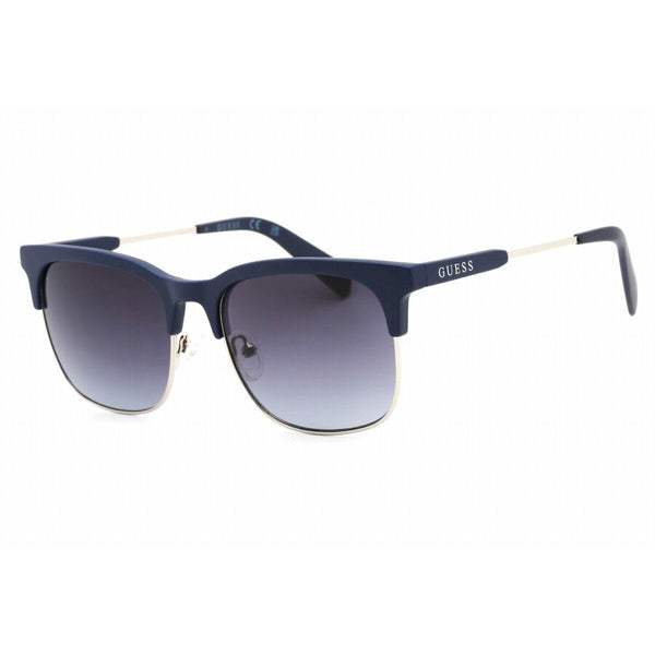 GUESS GF0225 Matte Blue/Gradient Blue One Size Club master Sunglasses