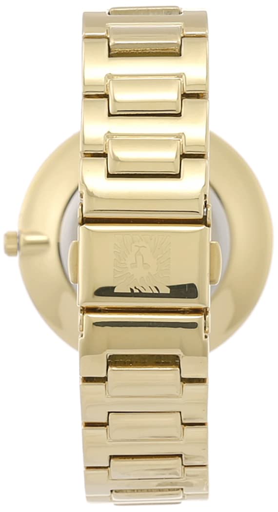 Anne Klein Women's Bracelet Watch AK/2786GNGB Gold tone Green dial