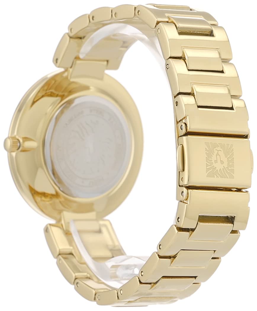 Anne Klein Women's Bracelet Watch AK/2786GNGB Gold tone Green dial