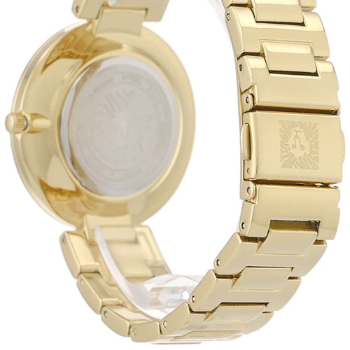 Anne Klein Women's Bracelet Watch AK/2786GNGB Gold tone Green dial