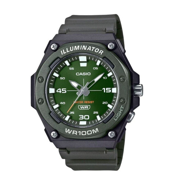 Casio MW-620H-3A Green Analog Heavy Duty Sporty Design Quartz Men's Casual Watch