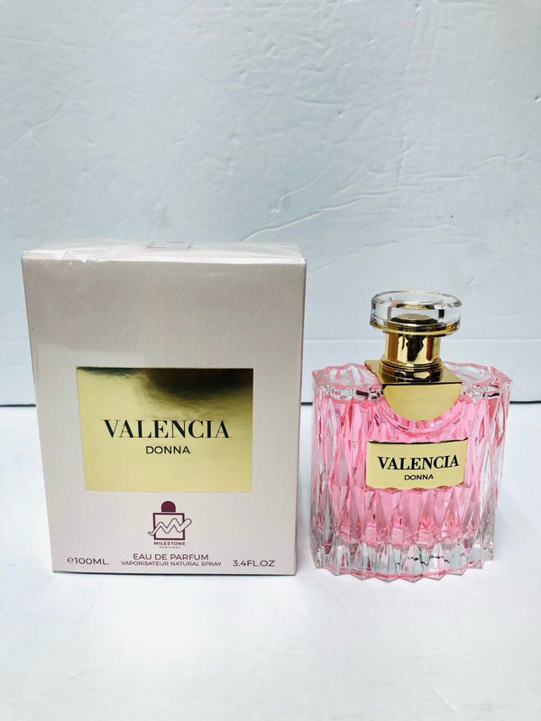 Women Milestone Valencia Donna Eau De Parfum/ Perfume/EDP 3.4 Fl Oz/100ML