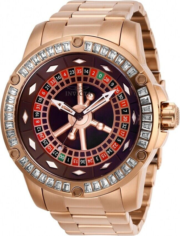 Invicta Men's 28714 Specialty Automatic 3 Hand Crystal Brown Dial Analog Watch