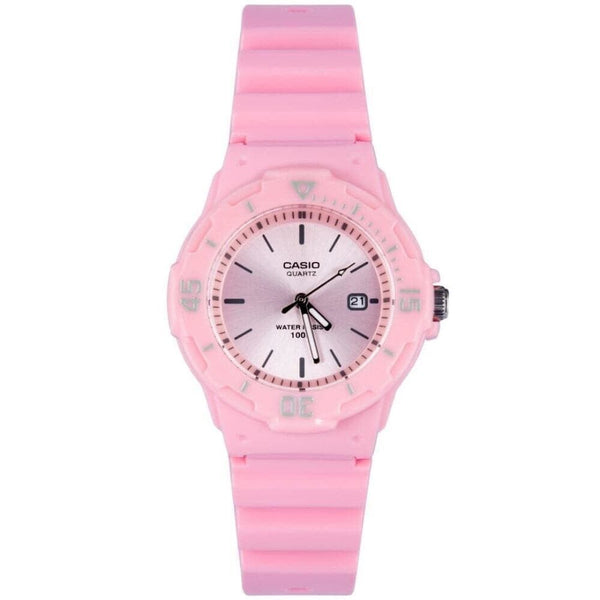 Casio LRW-200H-4E4 Standard Analog Ladies Pink Resin Strap Quartz Date Watch