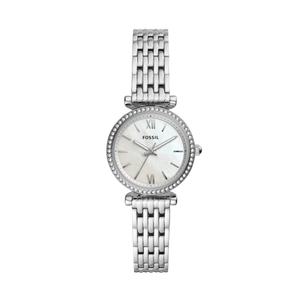 Fossil Women's Carlie Three-Hand, Stainless Steel Watch, ES4432