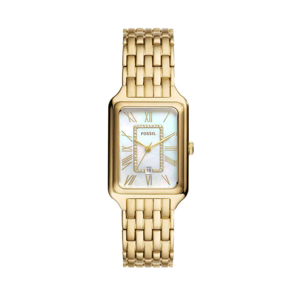 Fossil Women's Raquel Quartz Three-Hand Watch, Color: Gold (Model: ES5304)