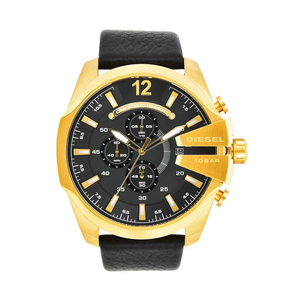 Diesel Men's Mega Chief Black Dial Watch