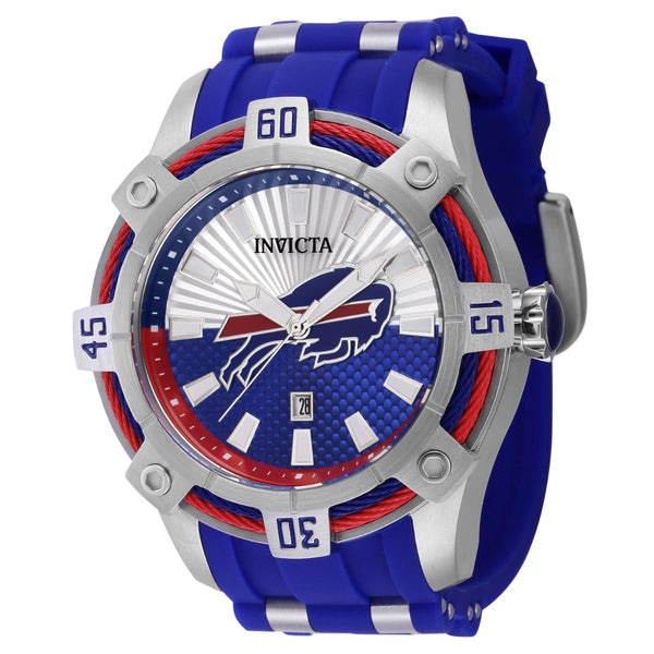 Invicta NFL Buffalo Bills Men's Watch - 52mm. Steel. Blue (42074)