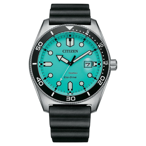 Citizen Eco-Drive Turquoise Dial Men's Watch AW1760-14X