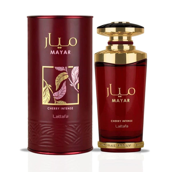 Lattafa Mayar Cherry Intense for Unisex Eau de Parfum Spray, 3.4 Ounce / 100 ml