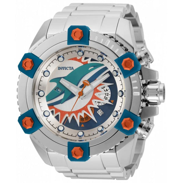 Invicta NFL Miami Dolphins Men's Watch - 56mm. Steel (35505)