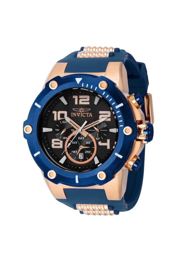 Invicta Men's Speedway 51.5mm Steel, Silicone Quartz Watch, Rose Gold 40896