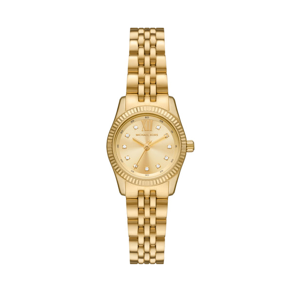 Michael Kors Lexington Three-Hand Gold-Tone Stainless Steel Women's Watch (Model: MK4741)