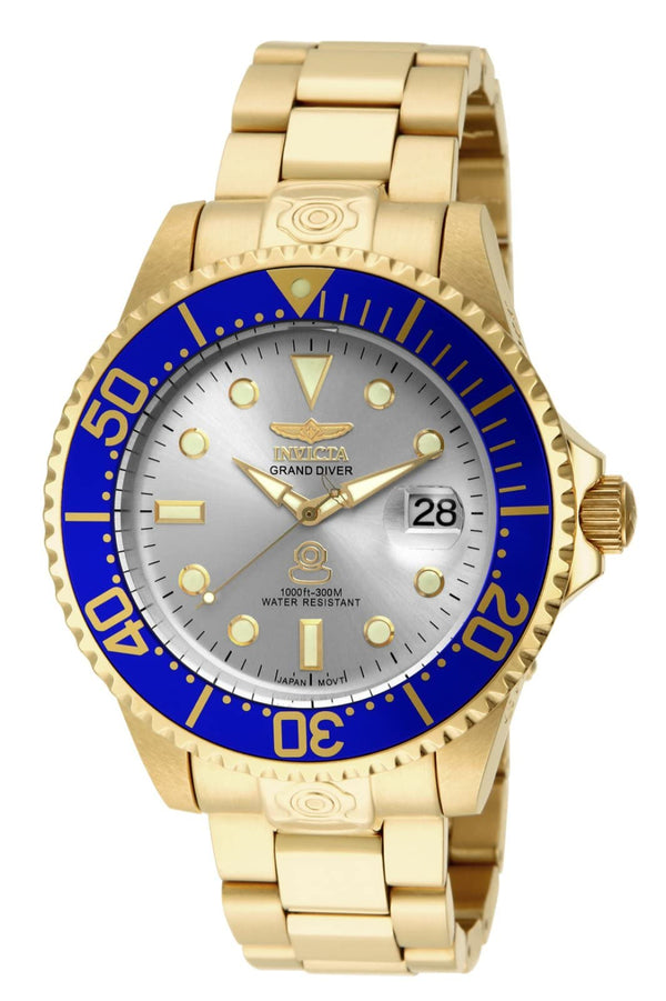 Invicta Men's 15845 Pro Diver Automatic 3 Hand Silver Dial Watch