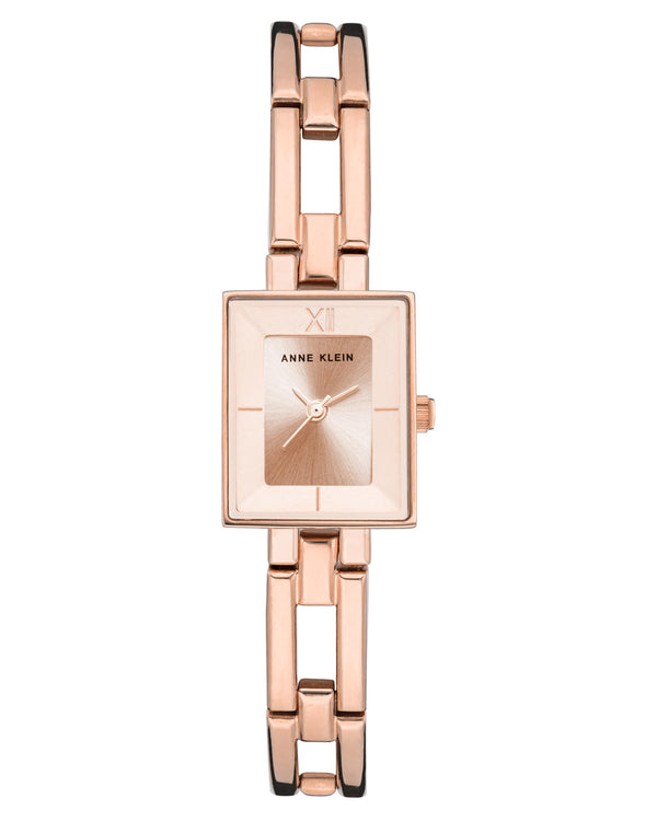 Anne Klein Women's Bracelet Watch AK/3944RGRG Dainty Rose gold