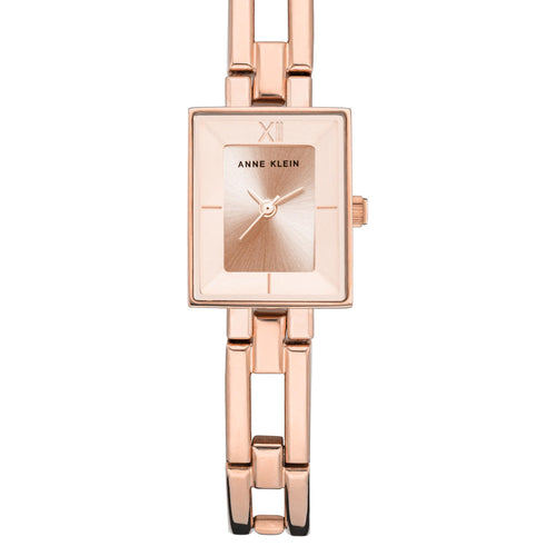 Anne Klein Women's Bracelet Watch AK/3944RGRG Dainty Rose gold