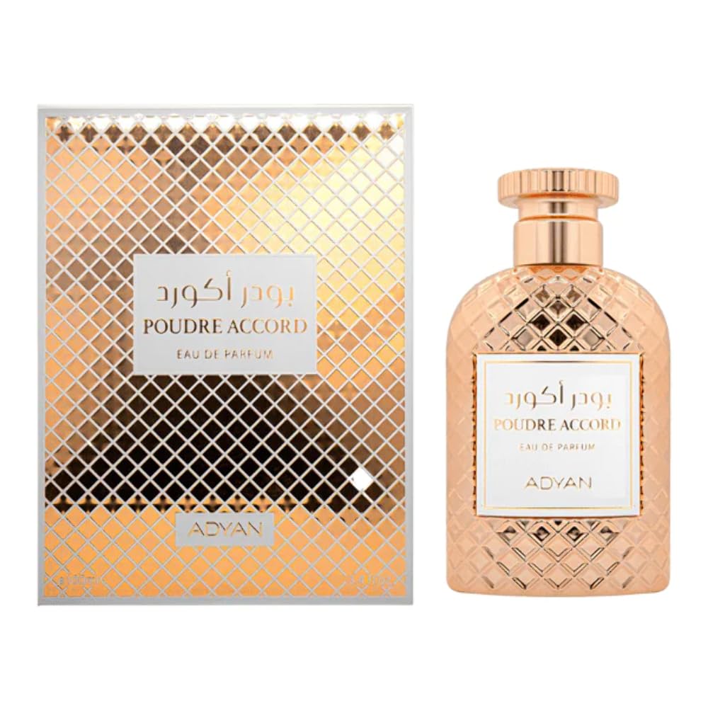 Adyan Poudre Accord EDP 100ml (3.4oz) - Luxury Arab Fragrance for Women