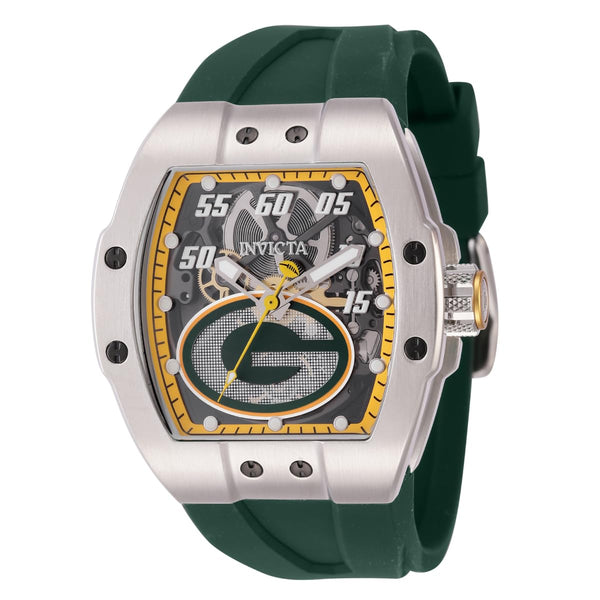 Invicta NFL Green Bay Packers Automatic Men's Watch - 44mm. Green (45066)