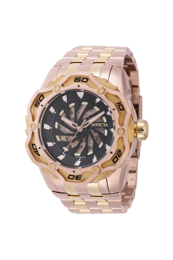 Invicta Men's Clock 44109 Analog (Rose Gold, Gold)