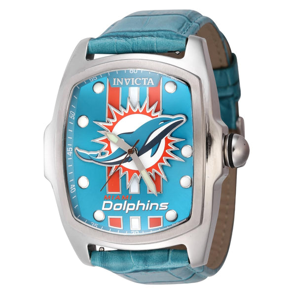 Invicta NFL Miami Dolphins Men's Watch - 47mm. Green with Interchangeable Strap (45456)