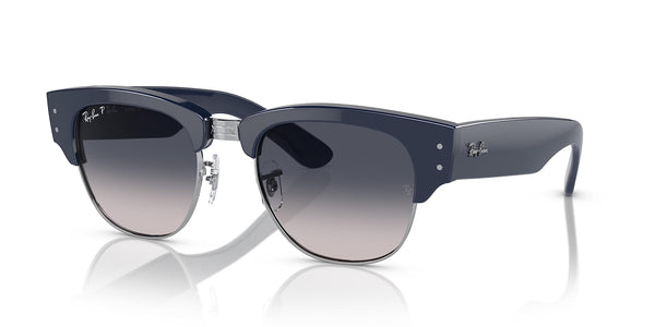 Ray-Ban Sunglasses RB 316 S 136678 Mega Clubmaster Blu On Silver