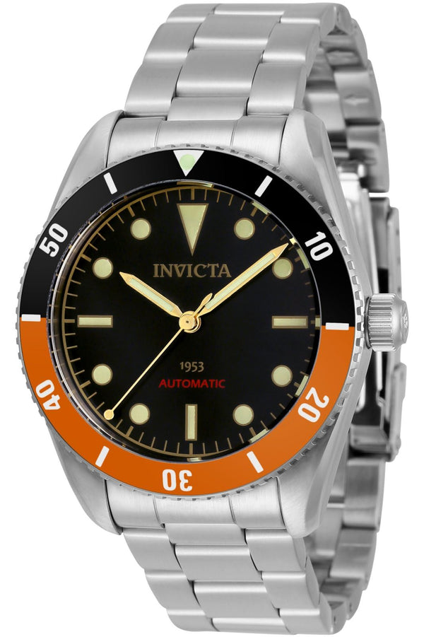 invicta Men's 34336 Pro Diver Automatic 3 Hand Black Dial Watch