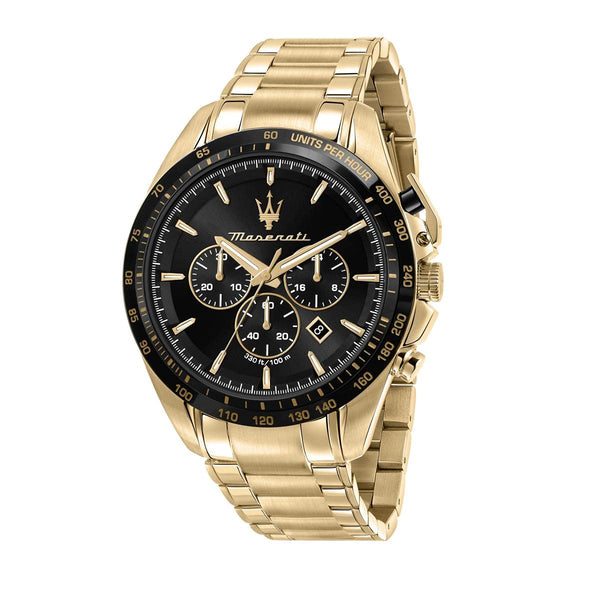 Maserati TRAGUARDO Men's Quartz Chronograph Watch â R8873612041, Gold, 45mm