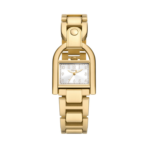 Fossil Women's Harwell Quartz Stainless Steel Three-Hand Watch, Color: Gold (Model: ES5327)