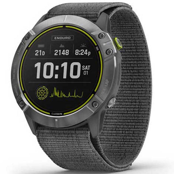 Garmin Enduro, Ultraperformance GPS Watch with Solar Gray UltraFit Nylon Band