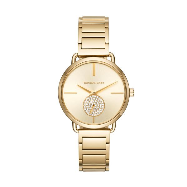 Michael Kors Women's Portia Gold Dial Watch - MK3639