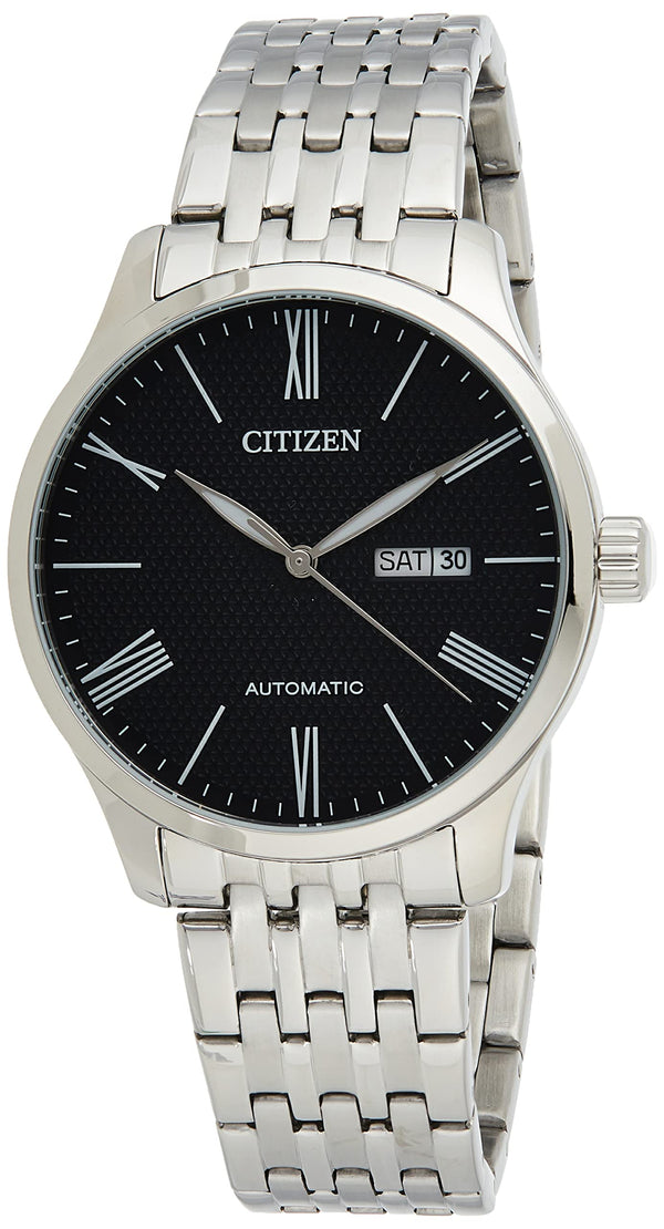 Citizen Men's Analog Stainless Steel Black Dial Wrist Watch INT-NH8350-59E