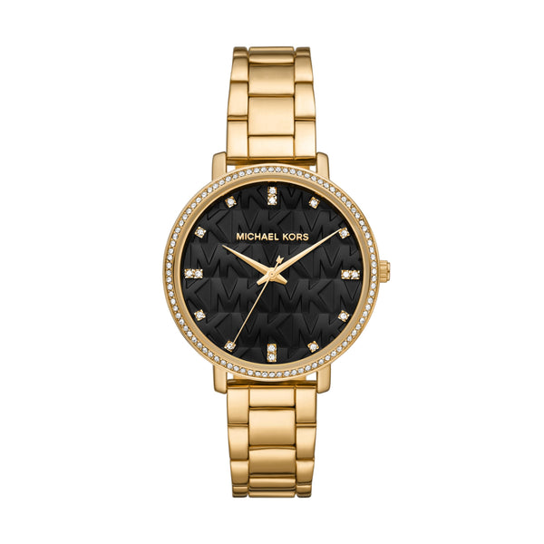 Michael Kors Women's Pyper Black Dial Watch - MK4593