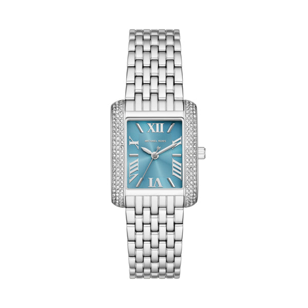 Michael Kors Emery Three-Hand Silver-Tone Stainless Steel Women's Watch (Model: MK4829)