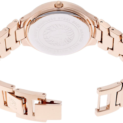 Anne Klein Women's AK/1450RGRG Rose Gold Tone Bracelet Watch