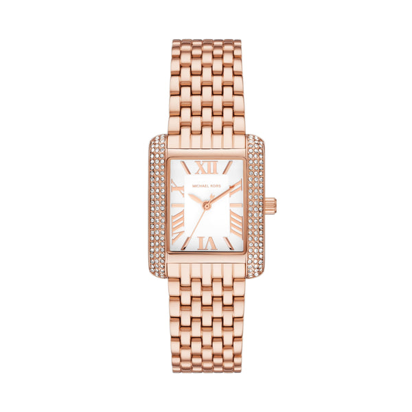 Michael Kors Emery Three-Hand Rose Gold-Tone Stainless Steel Women's Watch (Model: MK4743)